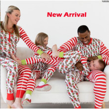 New Arrival Autumn/Winter Custom Printing Long Sleeve Matching Family Christmas Pajamas